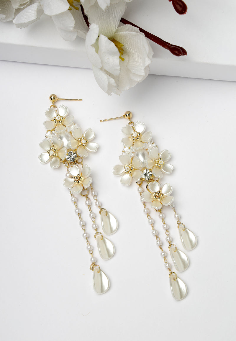 Floral Drop Earrings