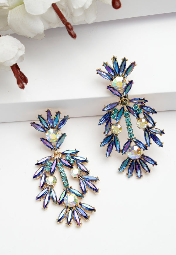 Earrings Plume Floral Fancy