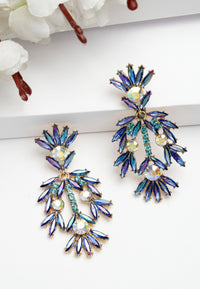 Earrings Plume Floral Fancy