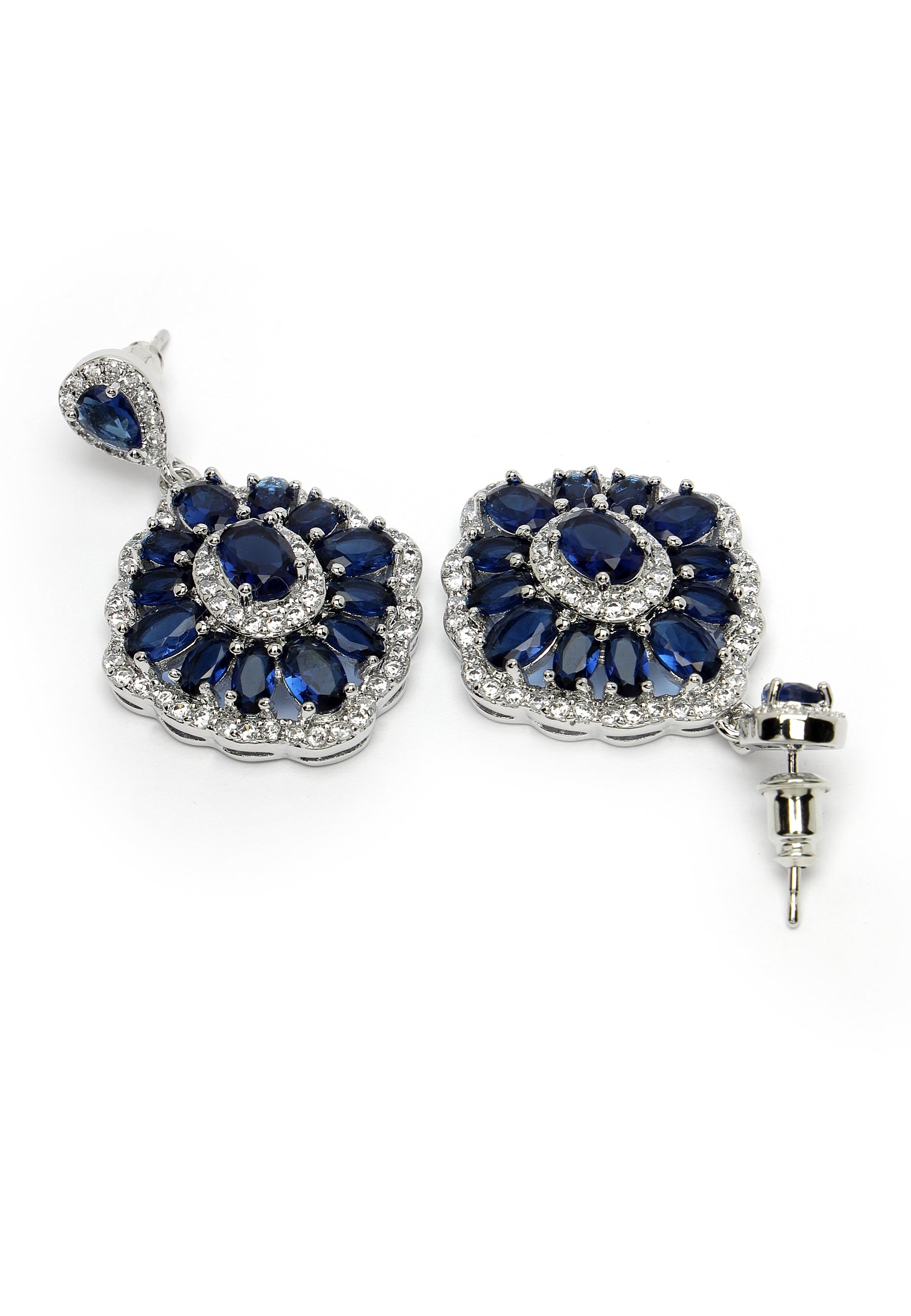 Cubic Zirconia Statement Earrings