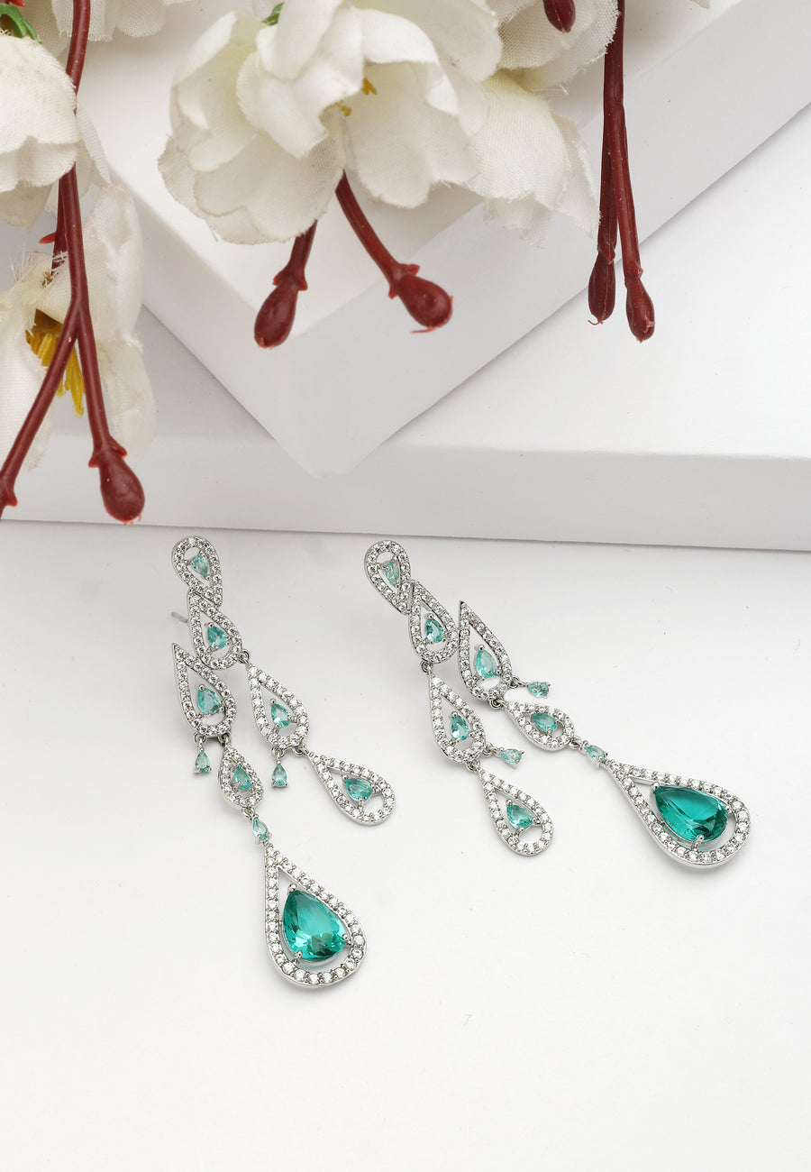 Kolczyki Dangle Diva Raindrop