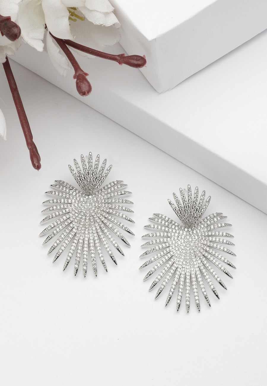 Kolczyki w kształcie kropli Diva Sparkling