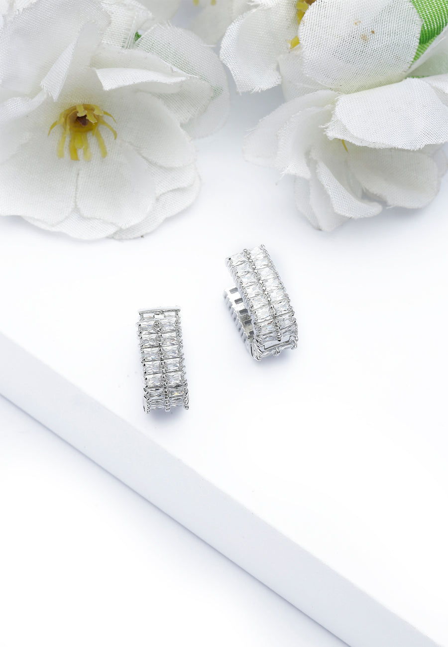 Aros Rectangulares Brillantes