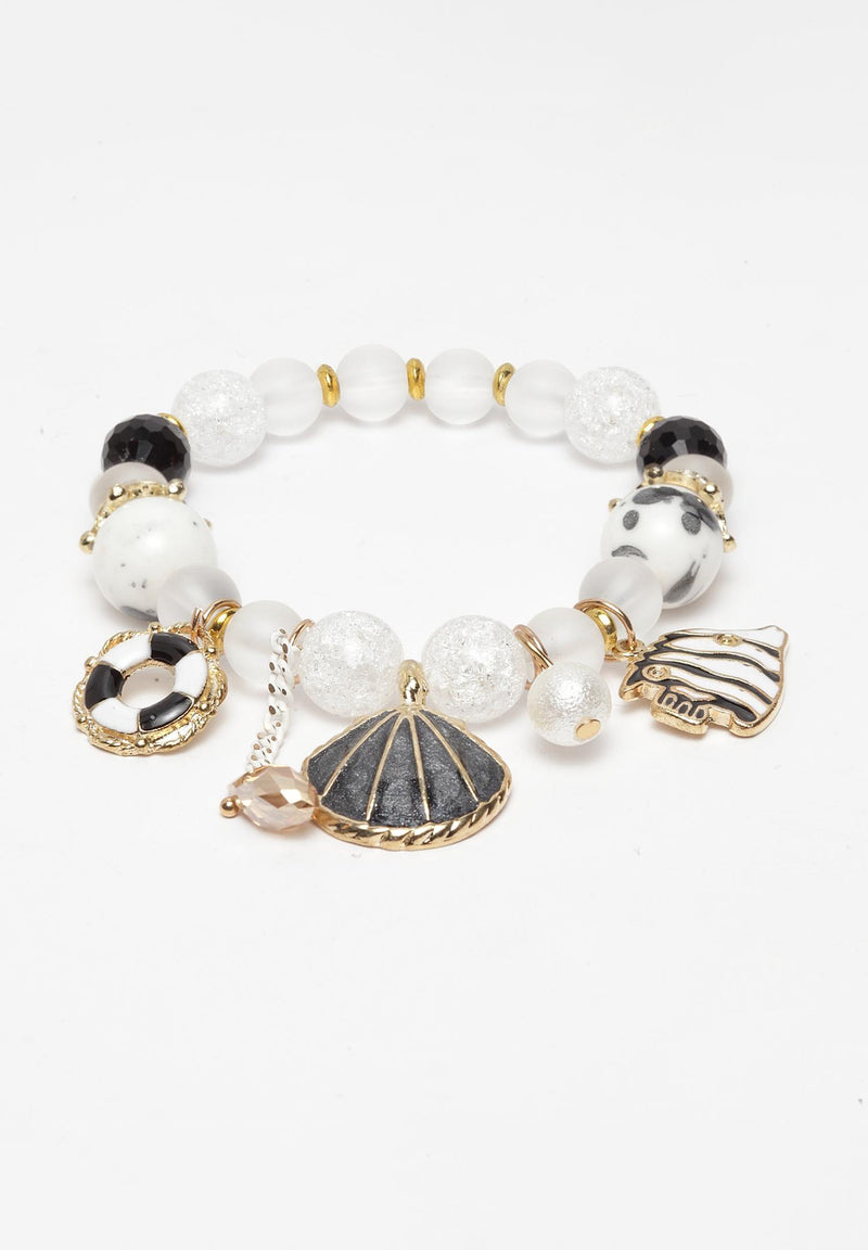 Boho Shell Seed Bead Bracelet