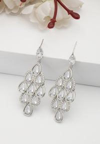 Pendientes de gota de candelabro brillante