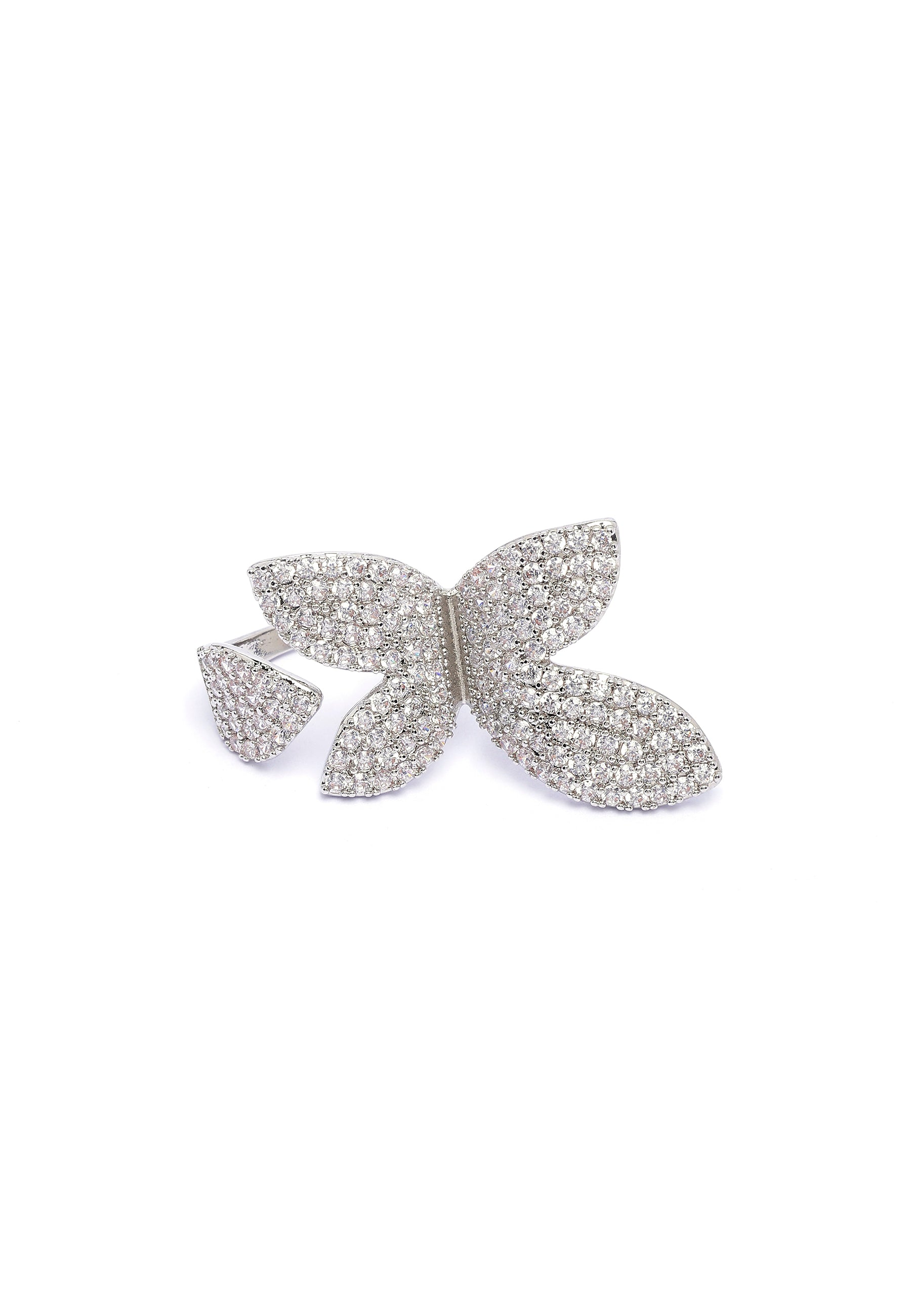 Silver Butterfly Ring