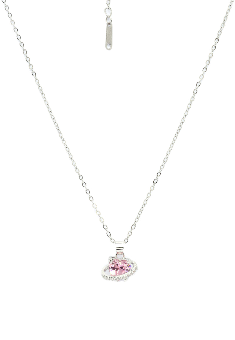 Collar de Corona de Corazón Sonrojante