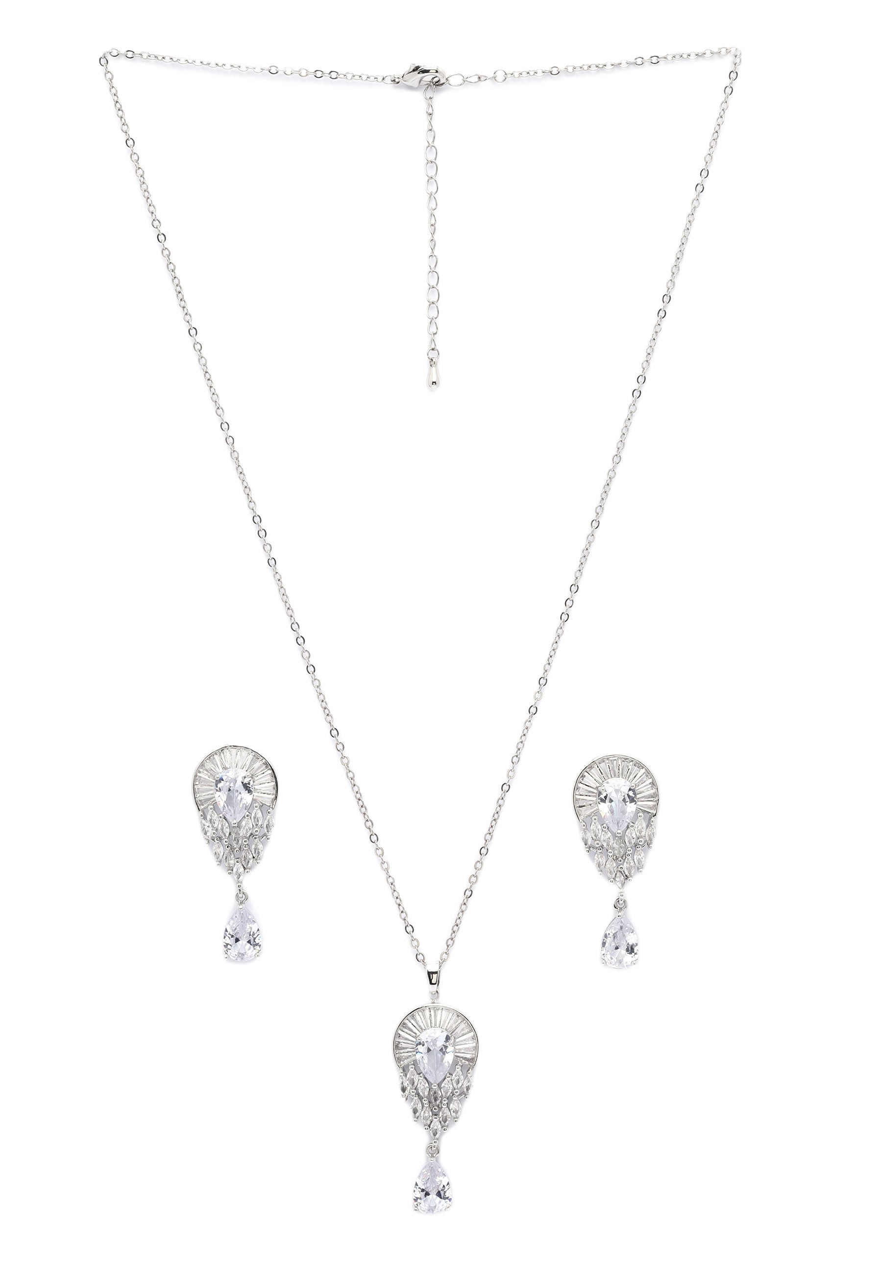 Starlight Dangle Oorbellen en Ketting Set