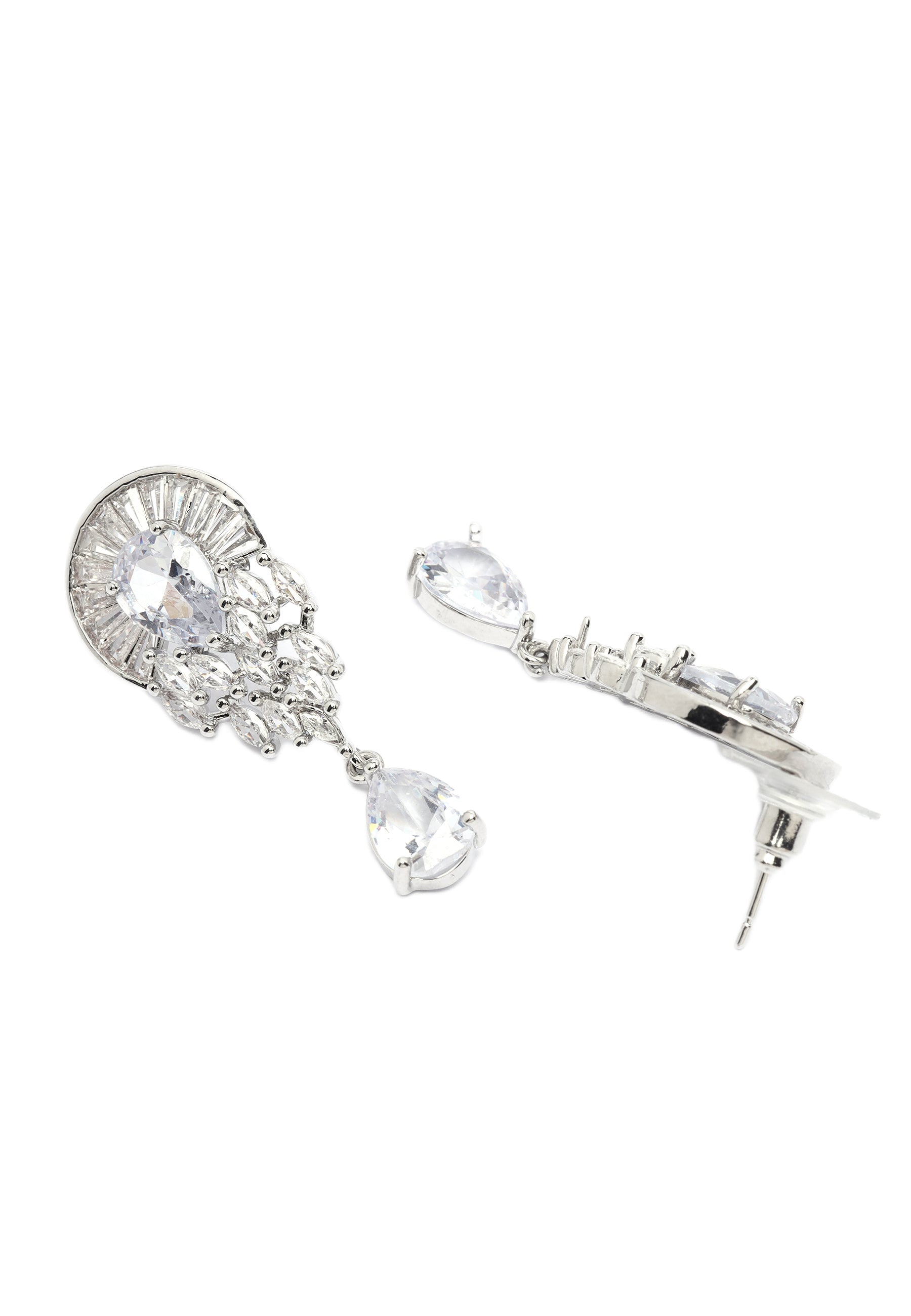 Starlight Dangle Oorbellen en Ketting Set