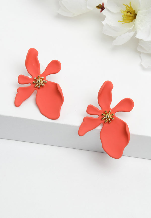 Pendientes florales